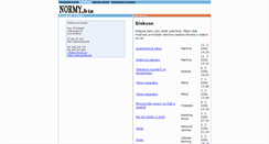 Desktop Screenshot of diskuse.normy.biz
